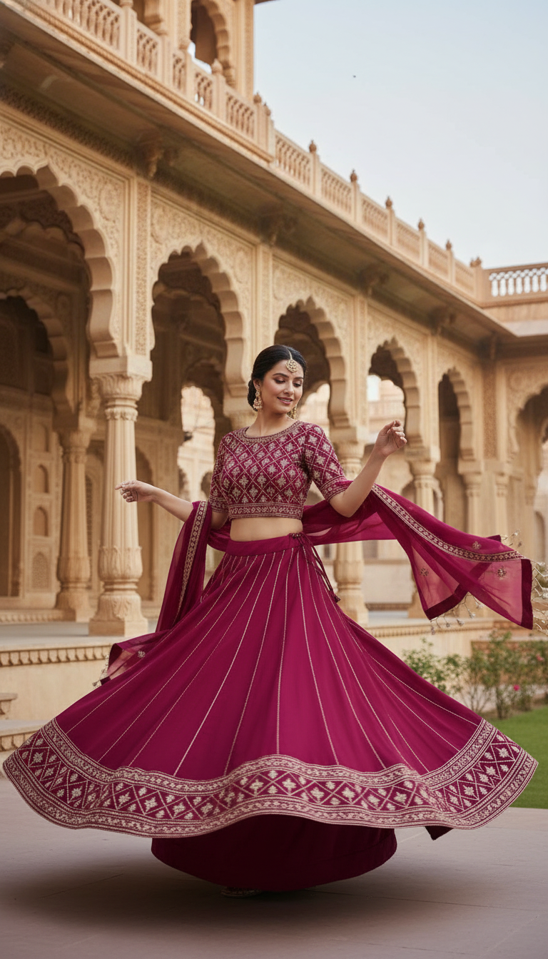 The campaign image an AI womenswear fashion video starts from